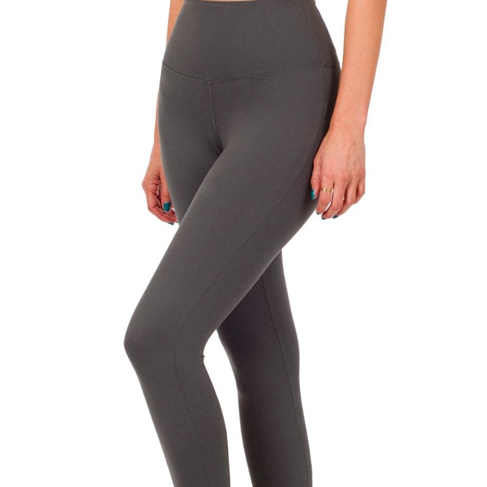 Microfiber Wide Waistband Leggings